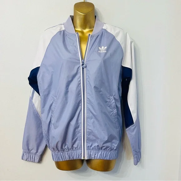 ADIDAS Originals Lavender Windbreaker Track Jacket – Athleisure – XS - Picture 2 of 10